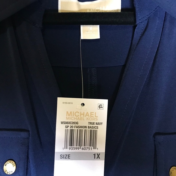 ❤️ SALE!! NWT! Michael Kors True Blue Maxi dress - Picture 4 of 5